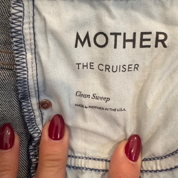 Mother The Cruiser Flare Jeans in Clean Sweep Size 25 - Picture 9 of 13